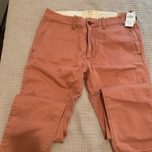 Hollister Skinny Chino in salmon